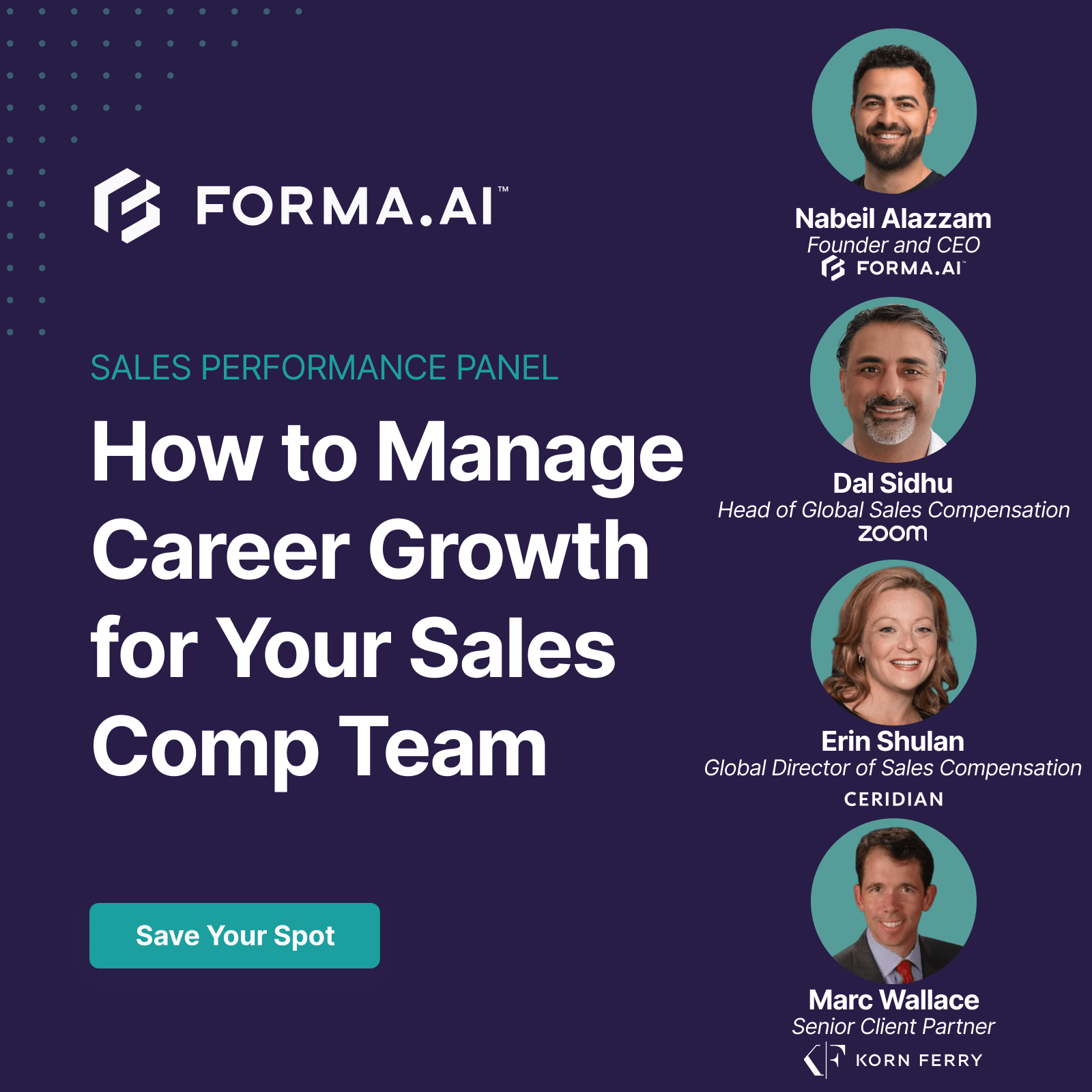 Panel How to Manage Career Growth For Your Sales Comp Team